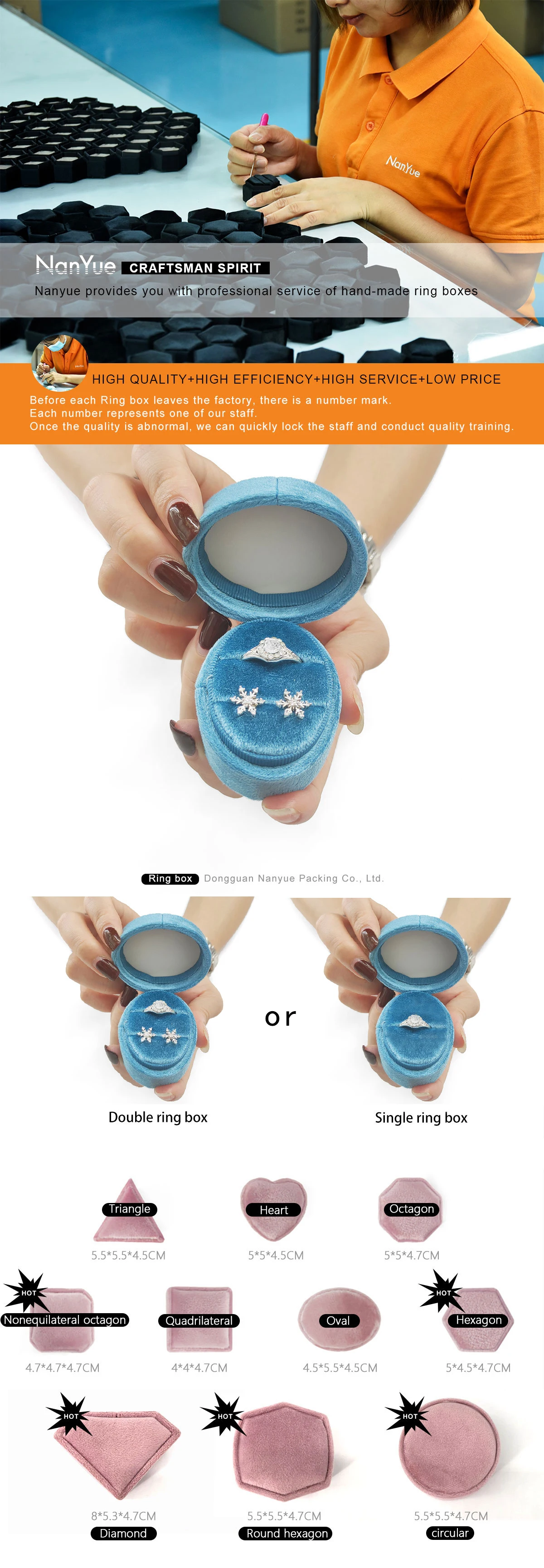 oval velvet ring box