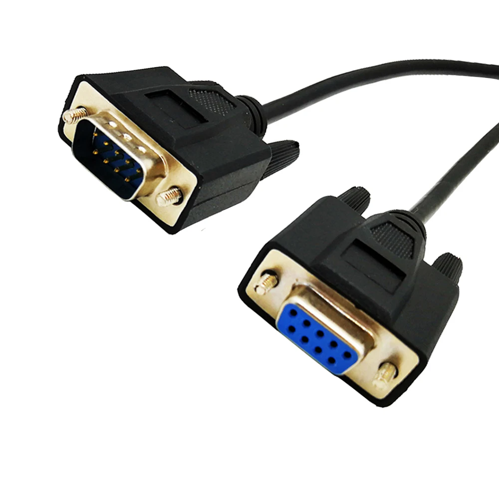 High-quality DB9 Male to DB9 Female RS232 Serial Computer Extension cable - ANKUX.COM