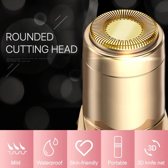 18k Gold Plated Electric Womens Painless Face Hair Remover Lipstick Buy Gesicht Haar Entferner Schmerzlos Haarentferner Schmerzlos Haar Entferner Product On Alibaba Com