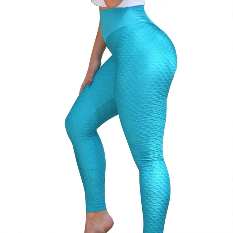 textured gym leggings