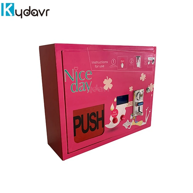 Toilet Small Sanitary Napkin Vending Machine Mini Dispenser Tampon Sanitary Pads Vending Machine