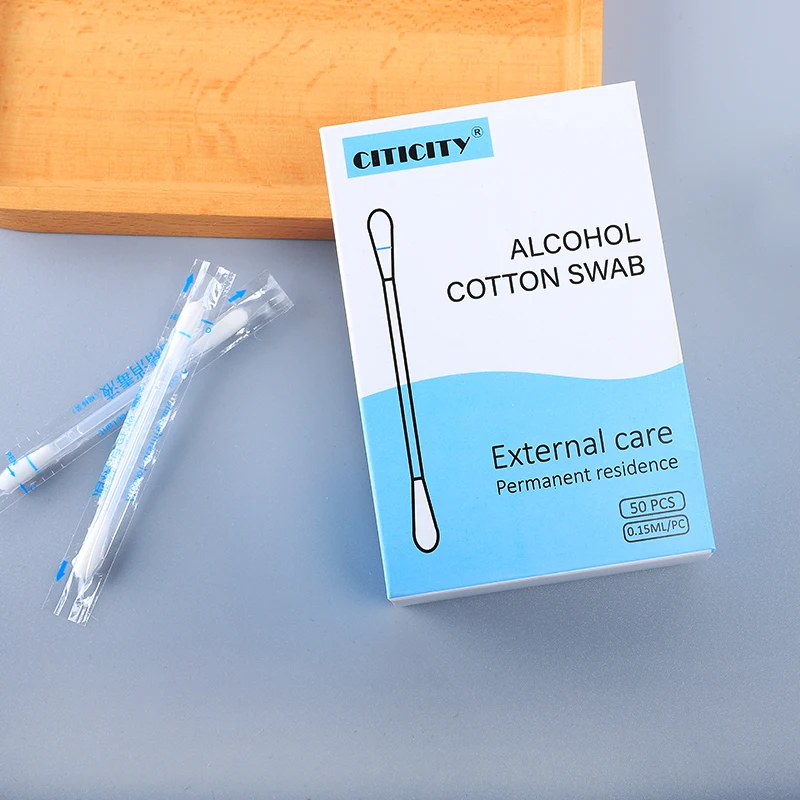 Aliexpress amazon Alcohol cotton swab with liquid medical cotton swabs