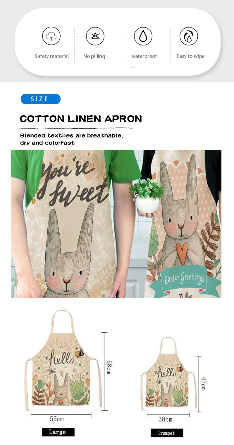 kitchen apron 100% cotton