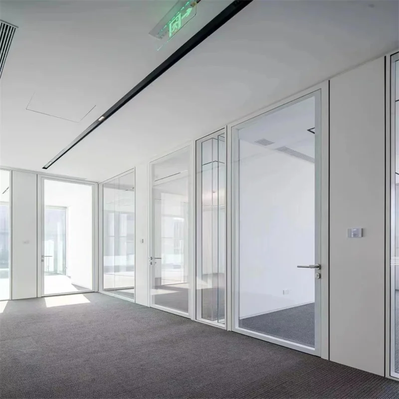 product hidden frame double glass partition 108mm aluminum frame  steel keel   ideal for luxury retail boutiques-3