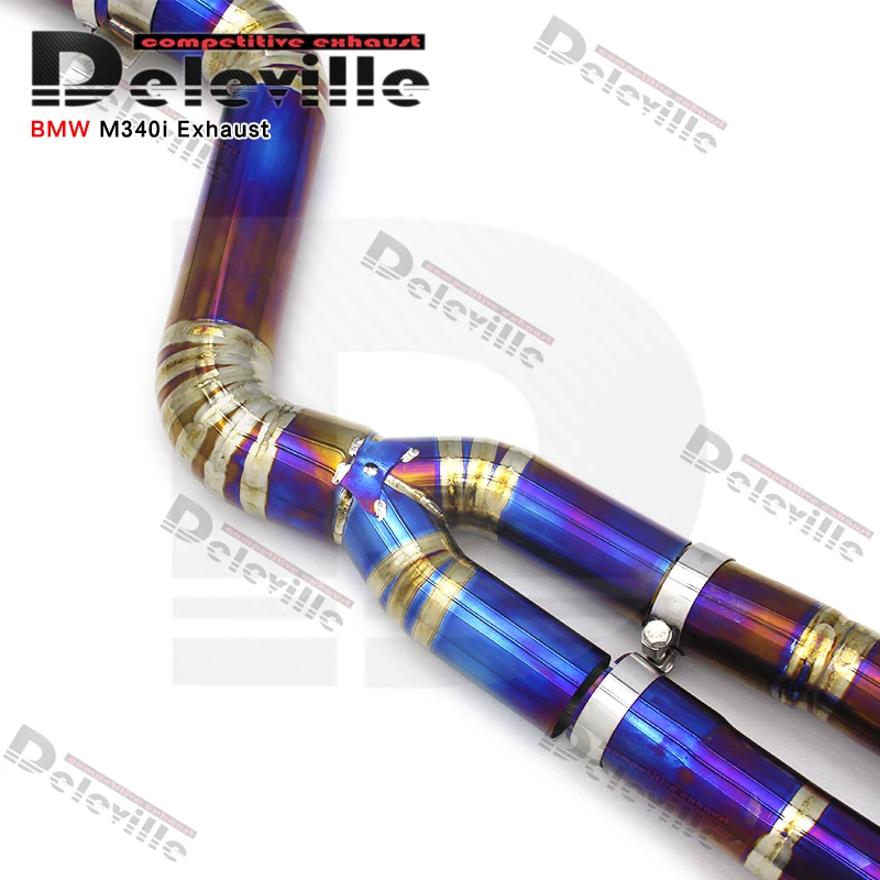 Deleville Titanium Alloy Performance Valvecontrolled Catback Exhaust