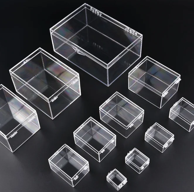 透明塑料岩石标本盒