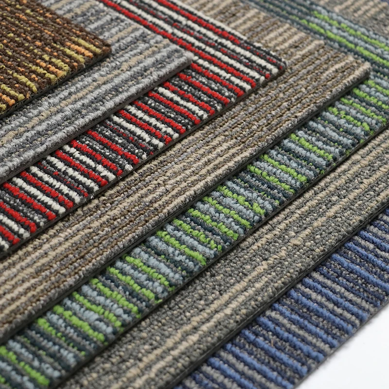 Removable Interlocking Rubber Backing Commercial Hotel Office Nylon