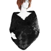 bride shaw fur long Plush autumn winter warm red, white and black cloak wedding dress Jackets / Wrap
