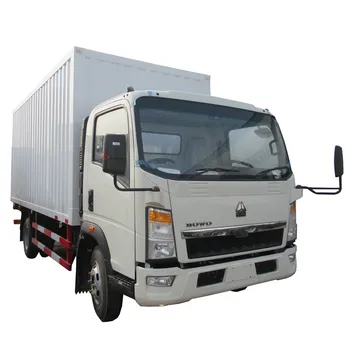 Sinotruk Howo Container Body 4x2 Mini Van 3 Ton Truck With Tailgate 1 ...