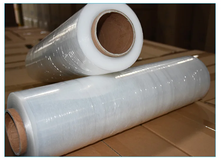 factory selling 23 micron plastic hand packing stretch film