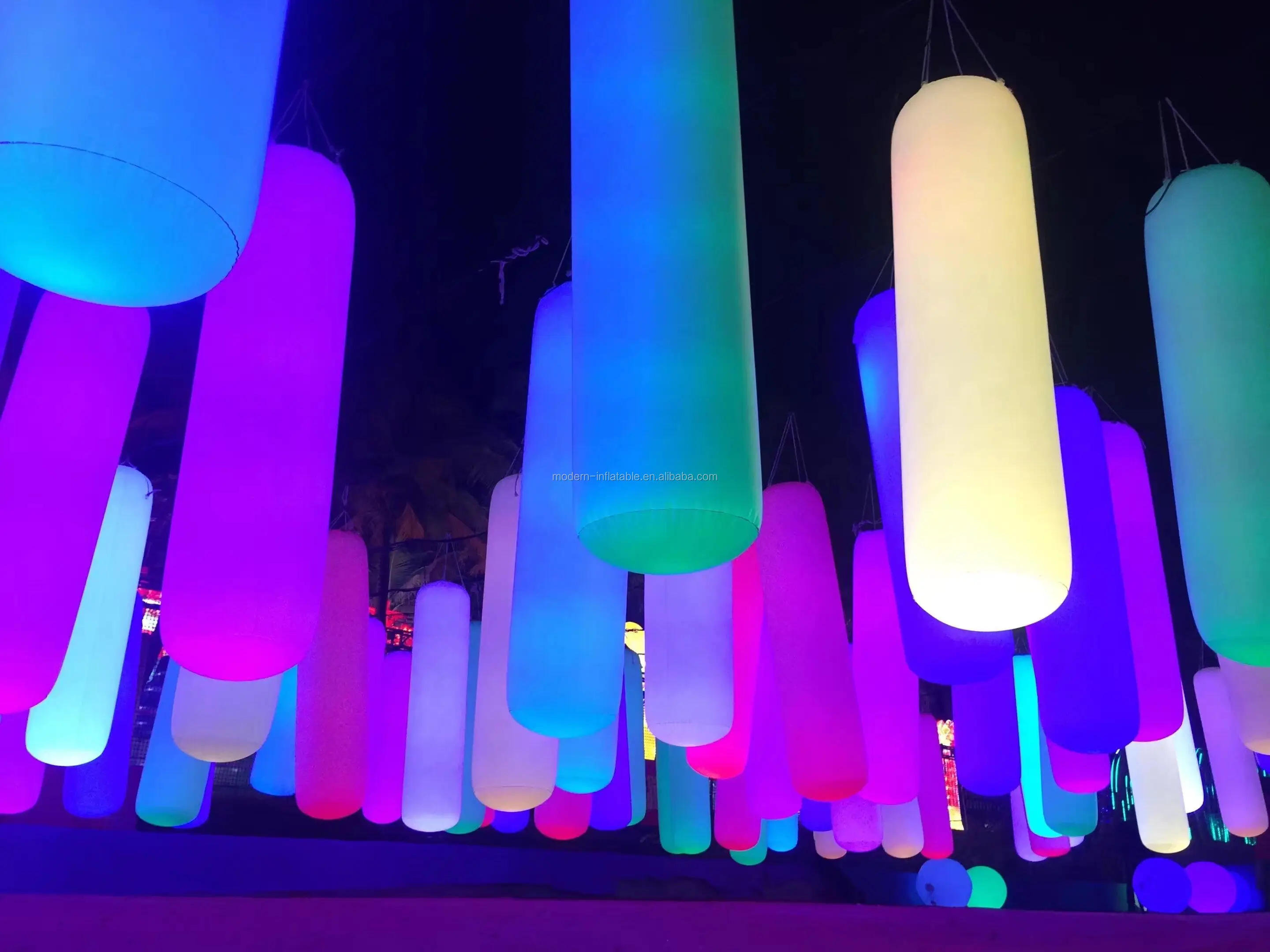 Inflatable Led Lighting Touch Column Led Glowing Pillar For Event