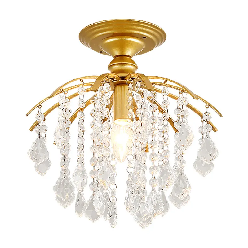 China Supplier High Quality Modern Led Bedroom Ceiling Lamp High Luming Living Room Bedroom Crystal Ceiling Light