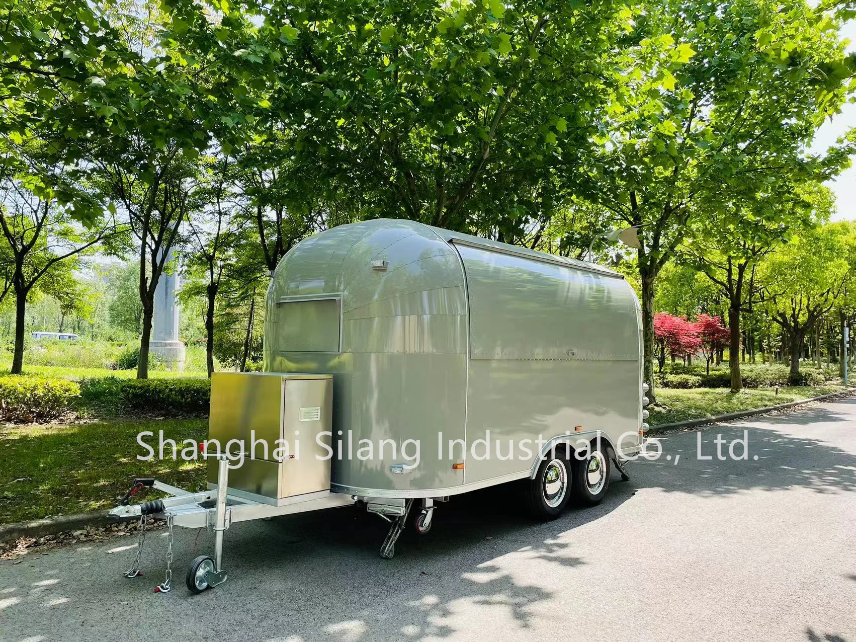 MAICHE Chinese Manufacturer Stainless Steel Customized Mobile Food Trailer Coffee Truck BBQ Bar factory