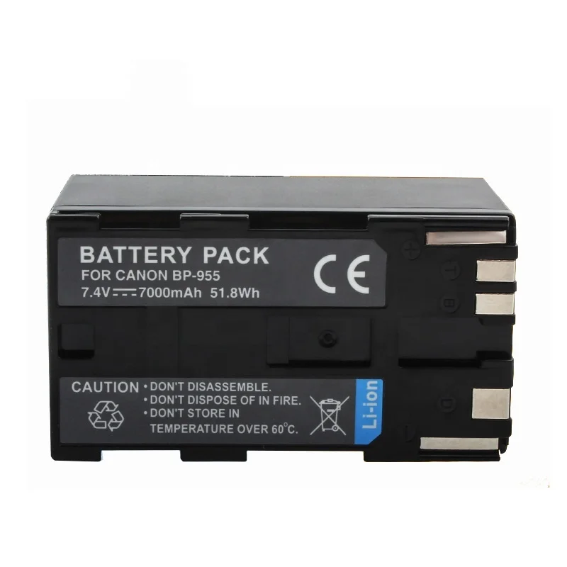 Rechargeable Li-Ion Battery Pack BP-970G BP-975 BP-955 for Canon