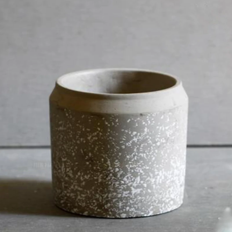 混凝土播种机肉质植物盆硅胶模具家庭办公室装饰多边形水泥花瓶模具