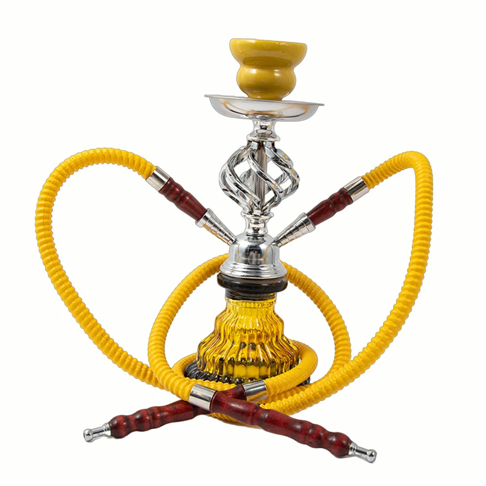 Customized Deluxe Shisha German Large Hookah Nargile Glass Stainless