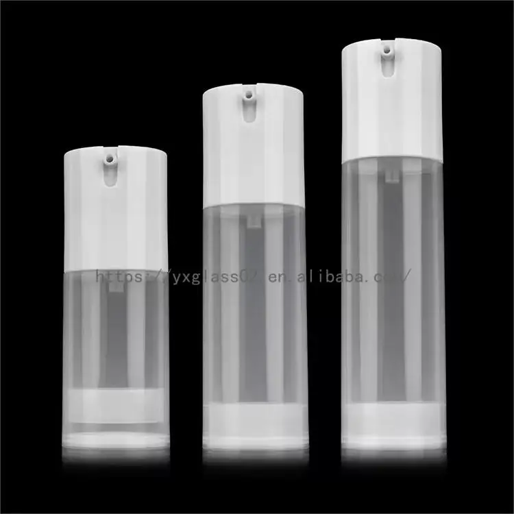 Supplier Clear Recyclable small plastic pump spray bottle lotion cosmetic packaging container plastic jars 30ml50ml100ml manufacture