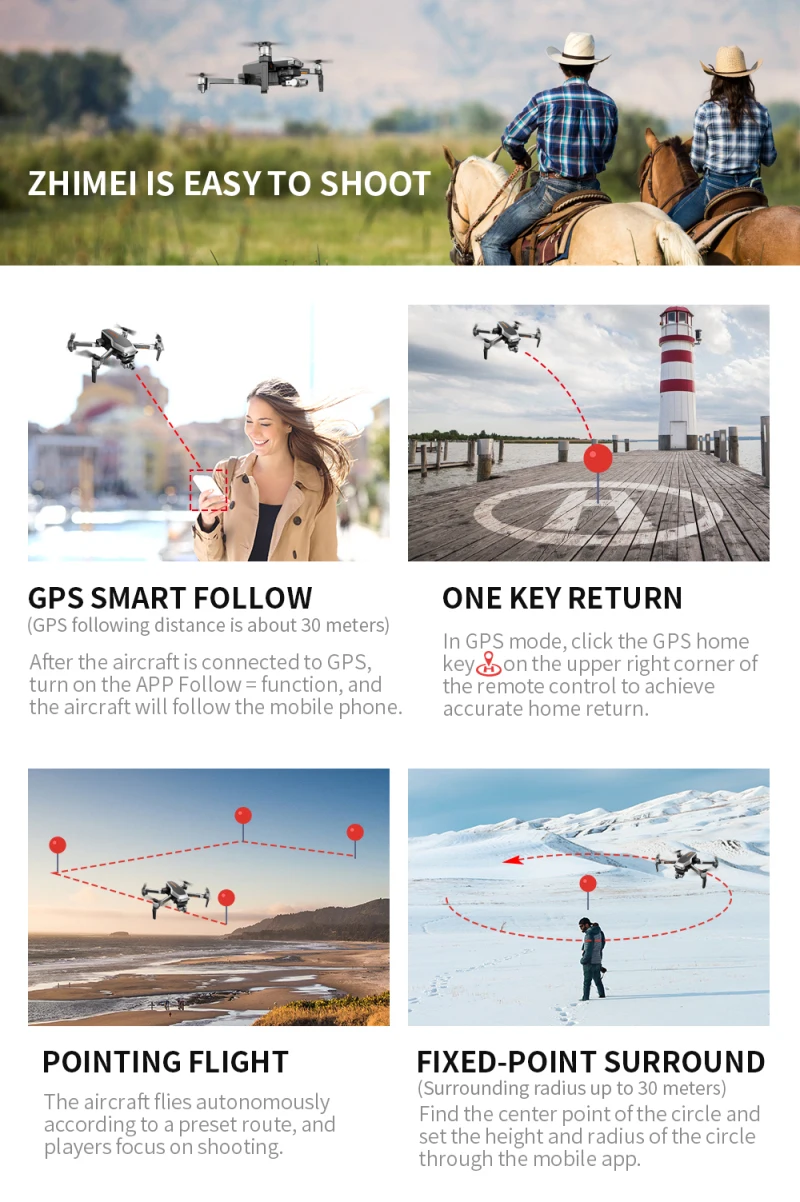 L109 Pro GPS Profissional Drone with HD 4K Camera 2-Axis Anti-Shake Self-Stabilizing Gimbal 5G WiFi FPV RC Quadcopter Helicopter