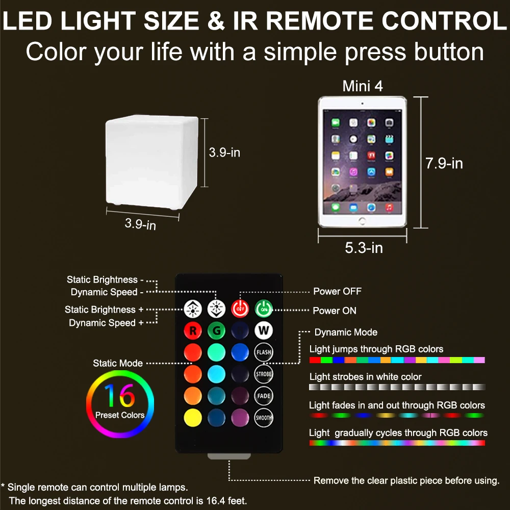 product 10cm led cube light waterproof pe plastic chair furniture stylish durable lighting for garden ip65 rating-2