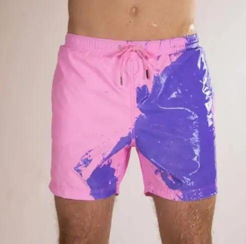 2023 summer men's temperature-sensitive color-changing beach quick-drying swimwear973_voghion.com