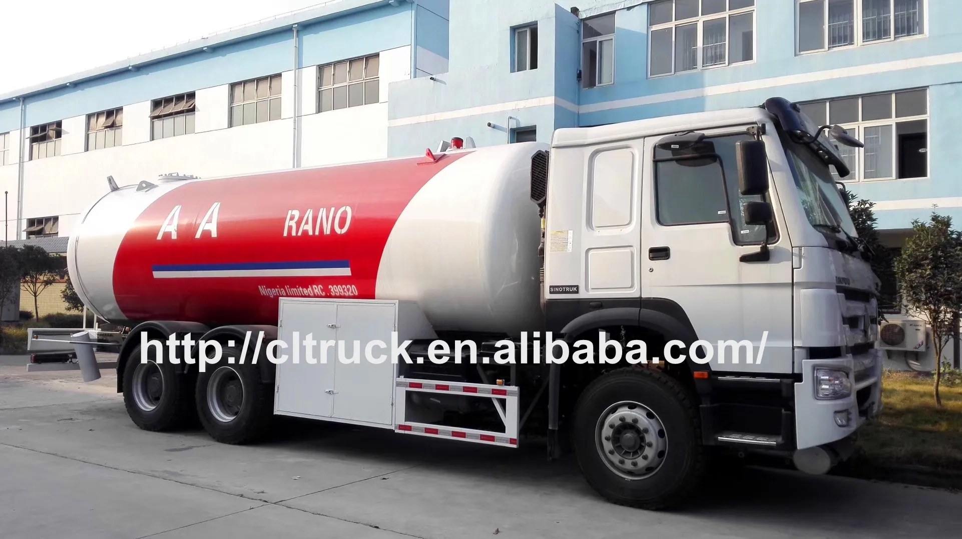 Clw New Design Lpg Truck 25000 Litres Propane 6x4 Lpg Gas Tank Vehicle