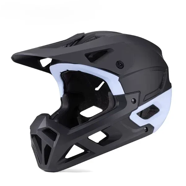 product wholesale adult mountain bike full face helmet   reinforced impact resistant shell for downhill  racing-2