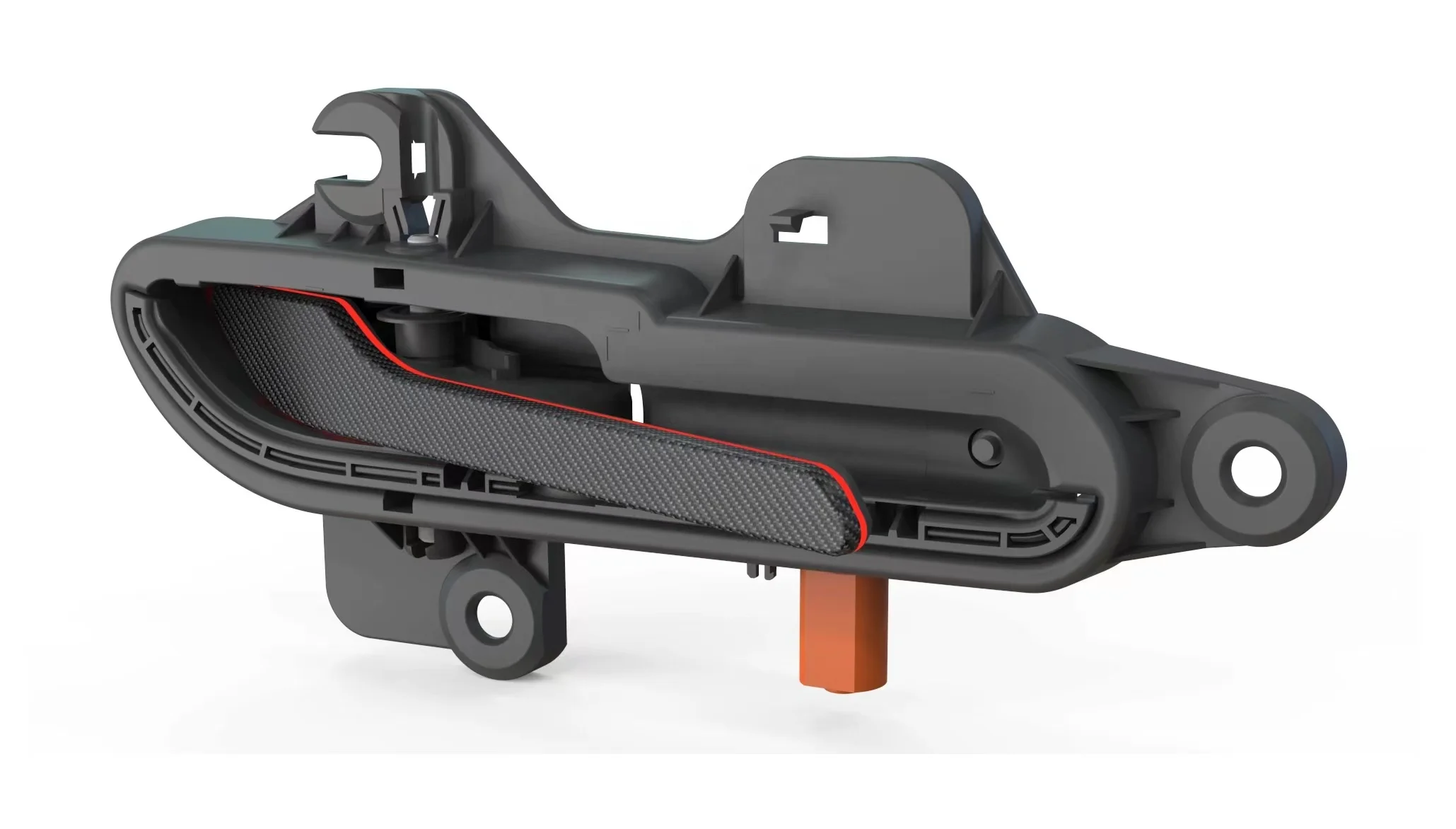 Diy Water Proof Carbon Fiber Black Colorful Car Spare Parts Auto