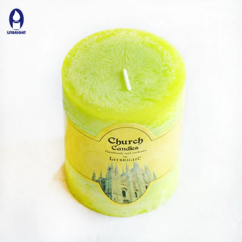 Best Quality Rustic Pillar Candles Assorted Colors And Sizes Votive