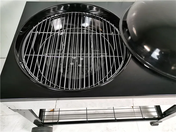 Large Table Trolley Kettle Party Large Table Trolley Heavy Duty Big Bbq Barbeque Grill