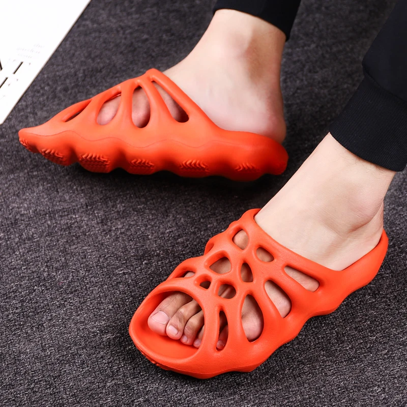 Breathable Pvc Yeezys Water Slippers Men's Leisure Sandals - Buy Water ...