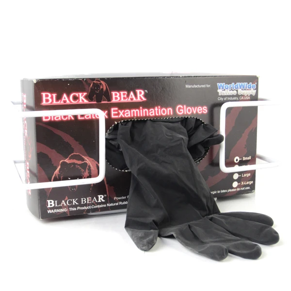 Professional Disposable Black Tattoo Gloves For Tattoo Piercing Tattoo