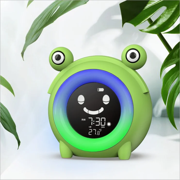 2020 New Modern Cute Shape Child Baby Digital Alarm Clock Sleep Trainer LED Night Lights