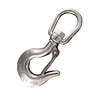 sell at a low price metal large crane hook with rotating eye button