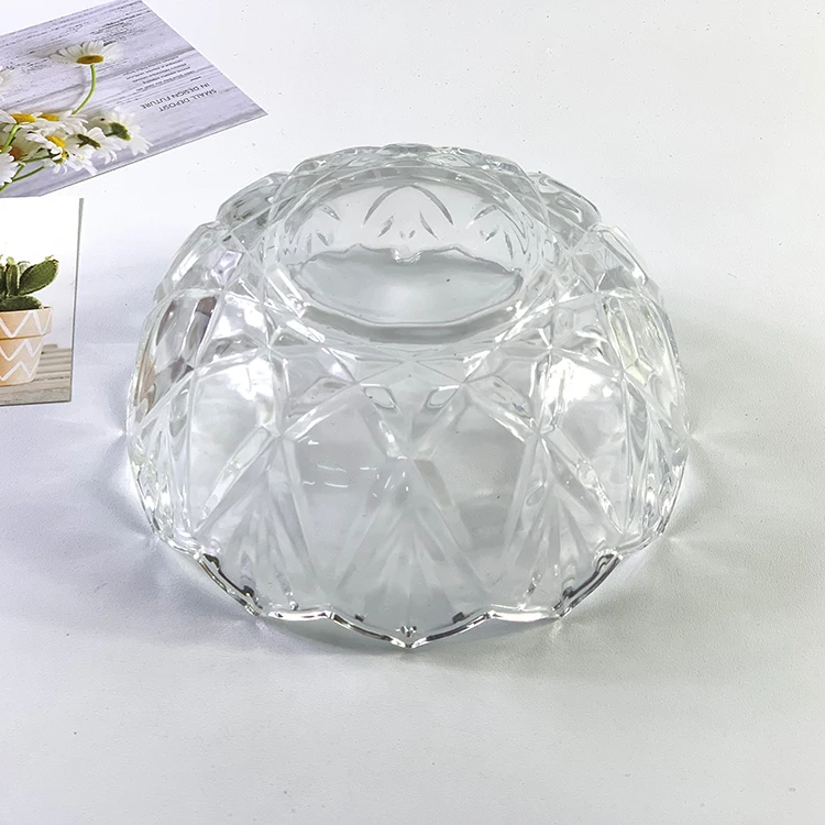 Wholesale Vintage Glass Candle Jar With Lid Pineapple Candy Jars Wedding Cristal