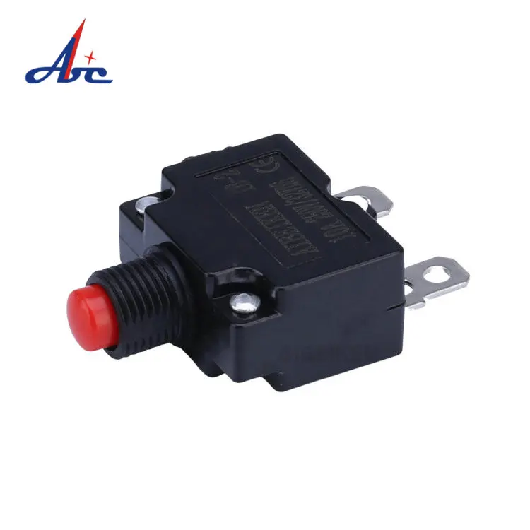 Manual Reset Thermal Push Button Switch Circuit Breaker Over Current Overload Protector Thermal Circuit Breaker 8A