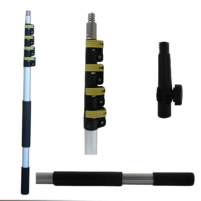 6ft 12ft 18ft 20fttelescopic Pole High Reach Duster Cleaning Kit Window