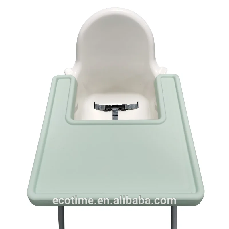 Manufacturing Foldable Custom Printing High Chair Silicone Placemat