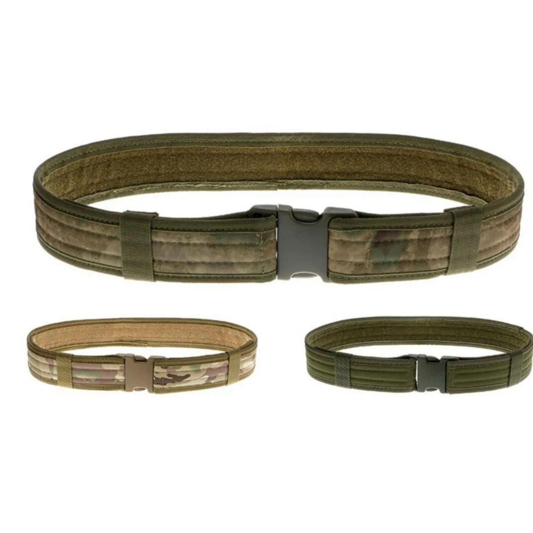 耐用户外迷彩帆布腰部尼龙织带军用腰带