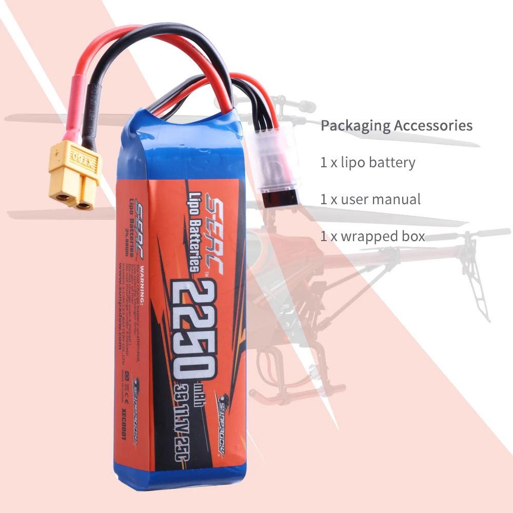 Hoovo 11.1v 3s Lipo Batería 5200mah 60c Con Tr Plug Para Rc | Cuotas