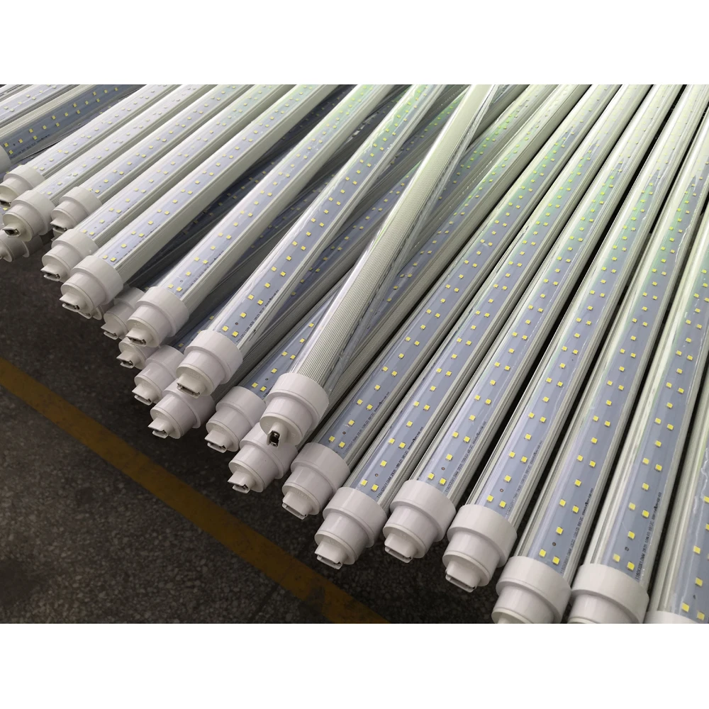 Indoor R17D rotatable lighting PF>0.9 Ra80 360 degree 45w 60w led tubes HO Double sides 6ft 8ft LED tube light