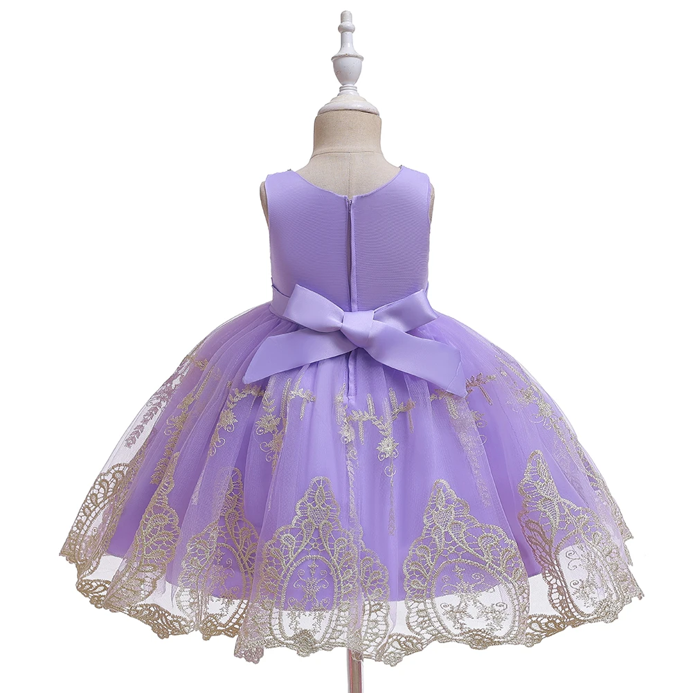 752 Little Queen Children Clothes Party Wear New Model Lace Flower Girl ...