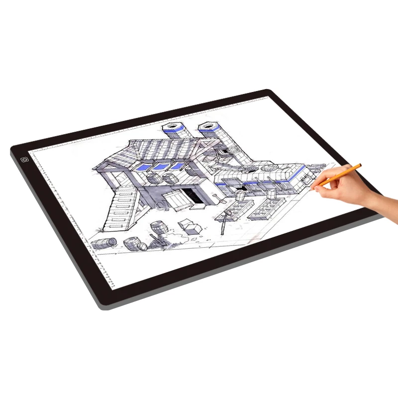 A2 led Drawing Pad Track pad Painting Plates Tracing Board LED Light Pad