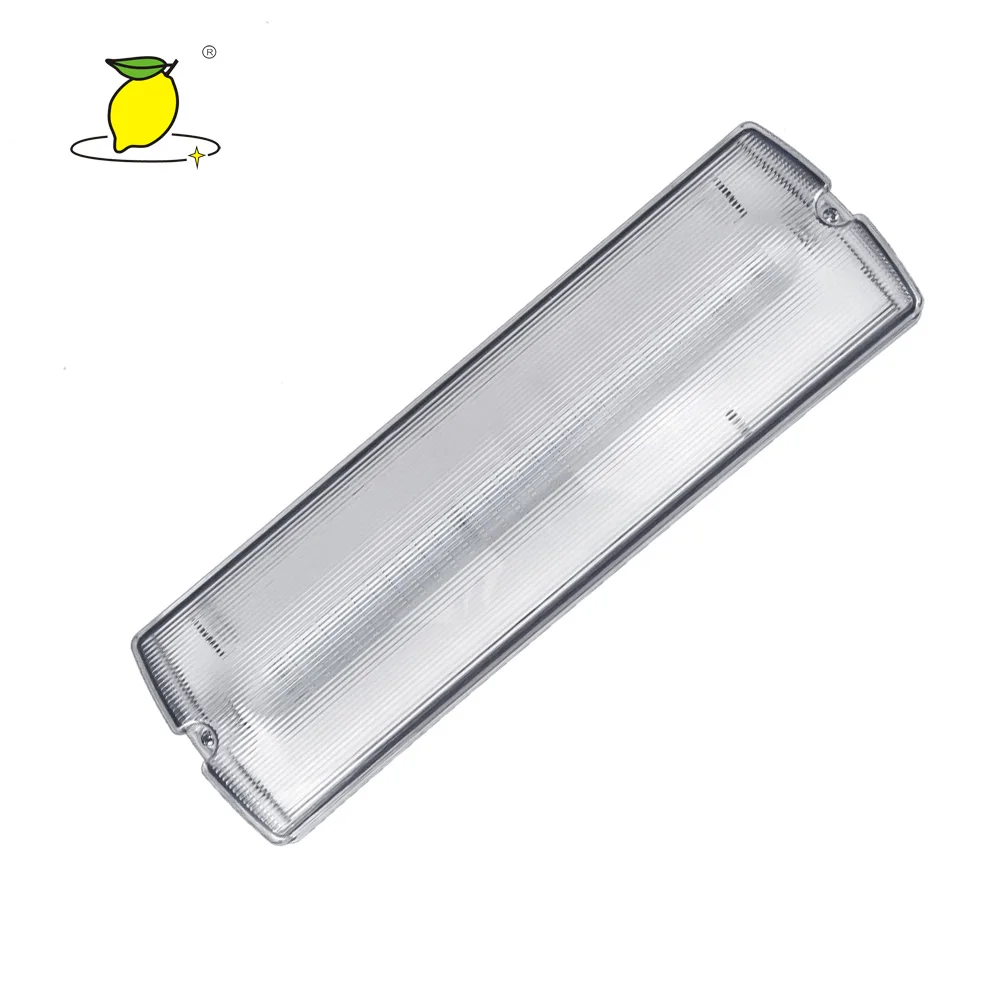 CE  led emergency bulkhead rechargeable  the exit light co for school and hotel