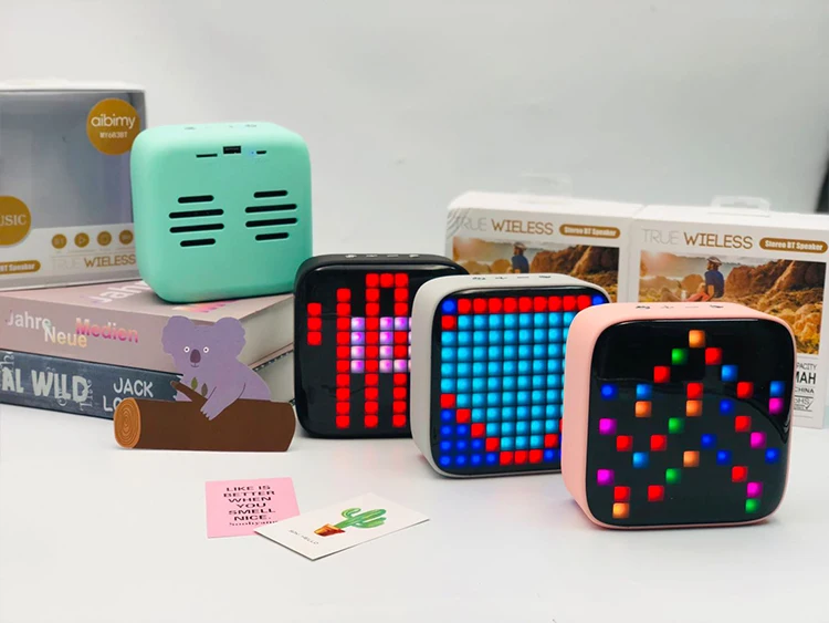 Amazon Hot Selling Divoom Tivoo LED Speaker Pixel Art DIY Box RGB Programmable 16X16 LED Bluetooth Speaker - ANKUX.COM