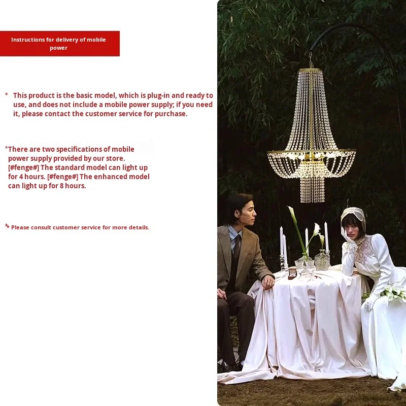 product detachable wedding crystal chandelier for stage wedding props party decoration for events and weddings-12