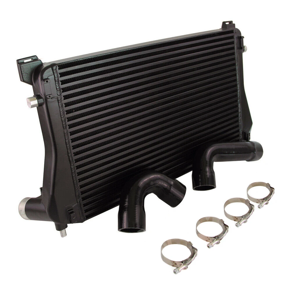 Black Intercooler Piping Kit For A3/s3 / Vw Golf Gti R Mk7 Ea888 1.8t 2