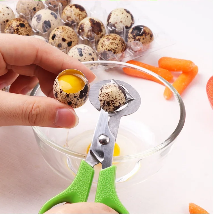 Pigeon Quail Egg Scissor Bird Cutter Opener Egg Slicers Kitchen Tool Clipper TH