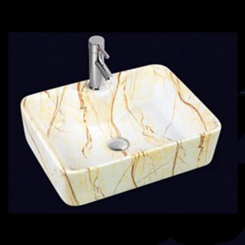 New Style Ceramics Bathroom Chaozhou Stone Lavabo Wash Basin