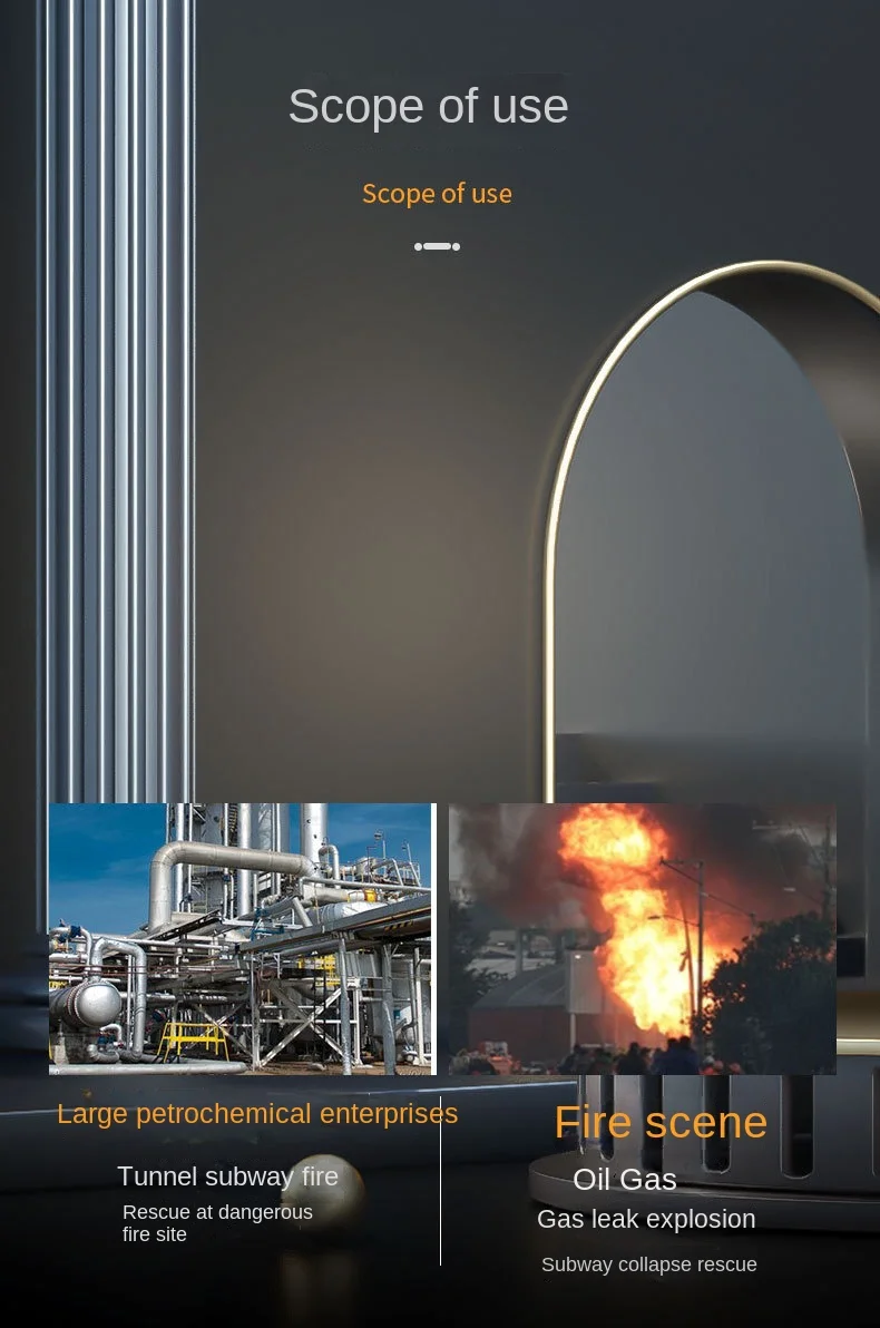 Explosion-Proof RXR-MC200BD Electric Firefighting Reconnaissance Robot for Petrochemical Enterprise Tunnels