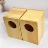 Spot custom opening 4 inch 5.25 inch full frequency two-way speaker empty box body fever original solid wood audio shell